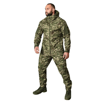 Костюм софтшелл тактичний мембранний куртка та штани Camotec™ Stalker Vent SoftShell 2.0