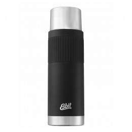 Термос Esbit® SCULPTOR stainless steel vacuum flask with silicon sleeve VF1000SC-SL-BK 