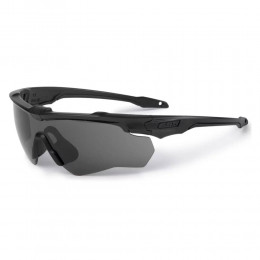 Окуляри захисні балістичні ESS® Crossblade Black Smoke Gray