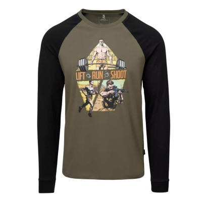 Футболка з довгим рукавом Helikon-Tex® T-shirt Long sleeve (Lift, Run, Shoot)